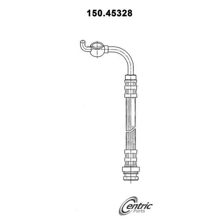 Centric Parts Brake Hose, 150.45328 150.45328